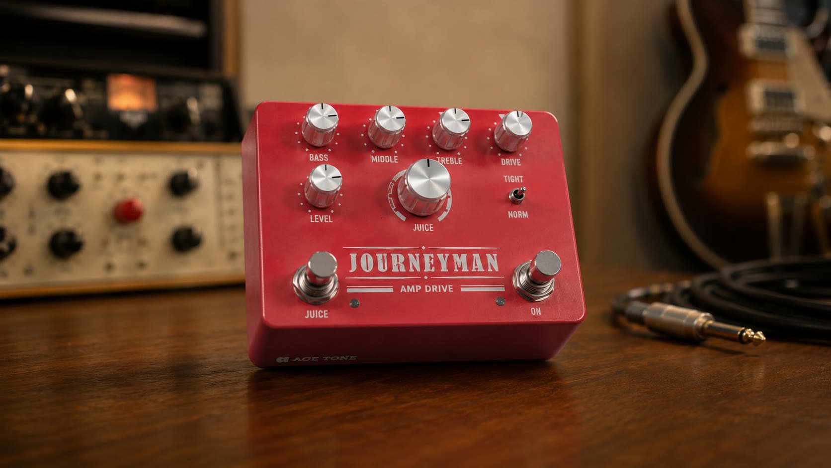 Journeyman on a recording-studio workbench