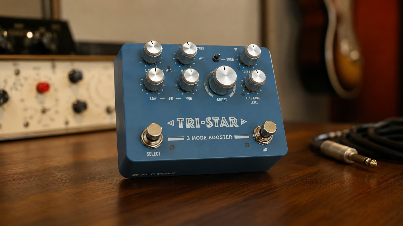 Tri-Star on a recording-studio workbench